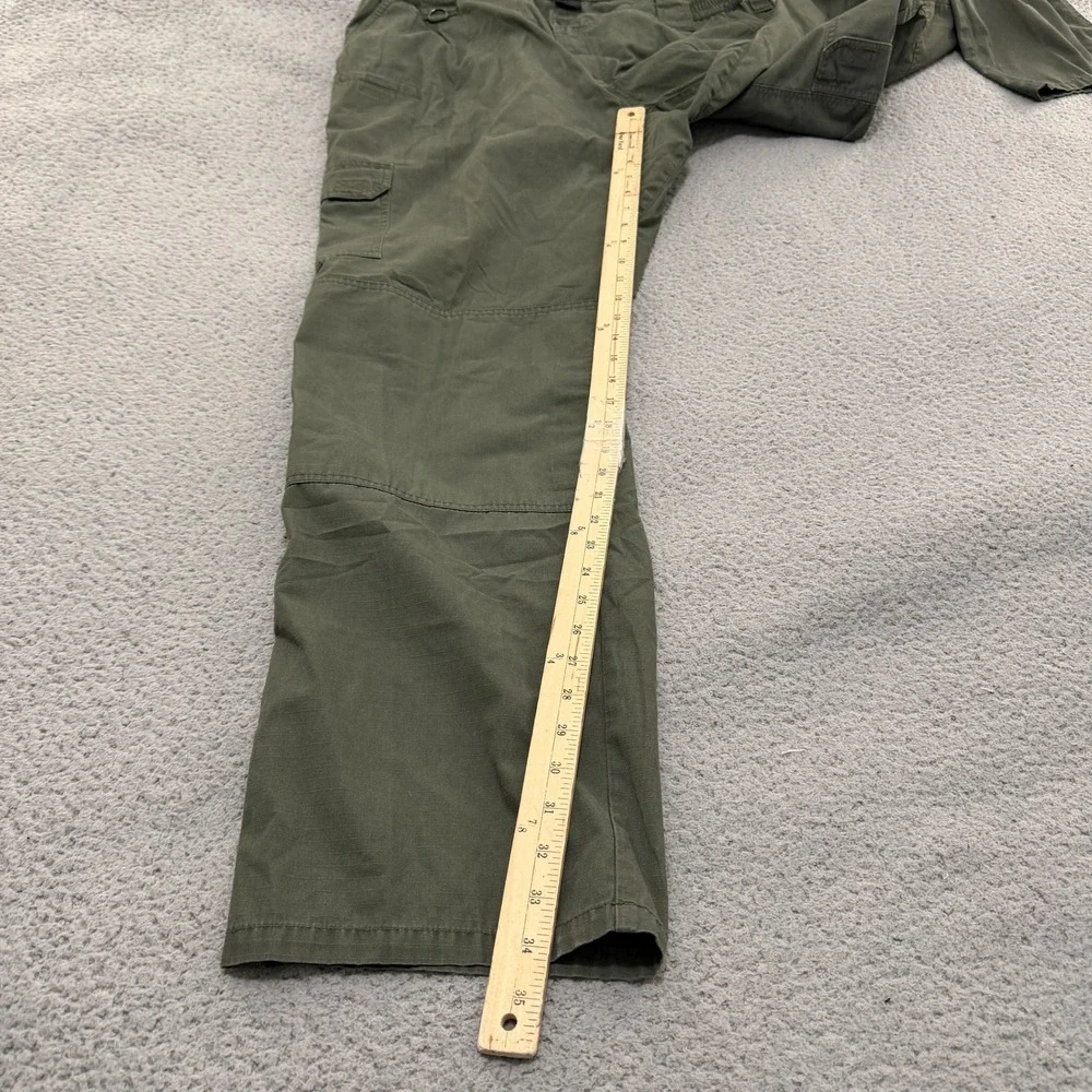 5.11 Tactical Cargo Pants Mens 44x36 Olive Green Ripstop  Reinforced Knee